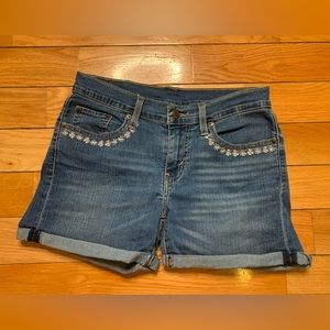 Levi’s Embroidered Shorts